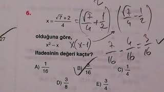 Endemik Tyt Matematik Köklü Sayılar Test 2 Çözümleri [upl. by Furmark895]