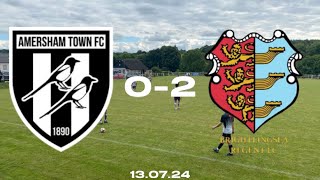 BRIGHTLINGSEA VICTORY CHANCES GALORE  Amersham Town vs Brightlingsea Regent highlights [upl. by Haeckel630]