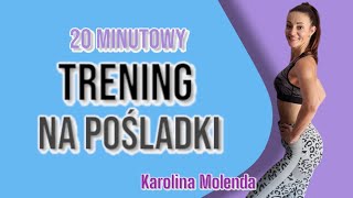 🔥 20 minut Intensywny trening na pośladki 🍑 Spalaj kalorie i buduj jędrne mięśnie 💪 [upl. by Sinne]