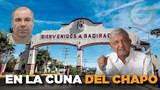 AMLO el primer presidente en ir a Badiraguato la tierra de El Chapo Sinaloa [upl. by Lebasiram]