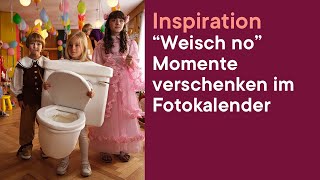 ifolor Inspiration  quotWeisch noquot Momente verschenken im Fotokalender [upl. by Martica942]