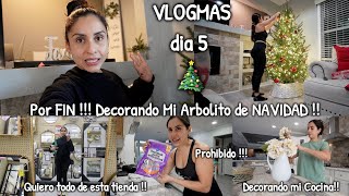 VLOGMAS 5🎄No Puedo Esperar mas 🤯DECORANDO EL ARBOLITO🎄y la Cocina  Mi Casa Necesita Un Cambio YA😫 [upl. by Savior120]