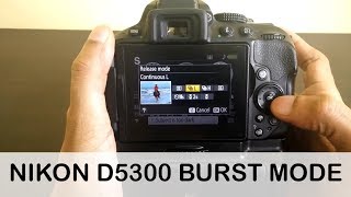 nikon d5300 burst mode speed settings [upl. by Enriqueta468]