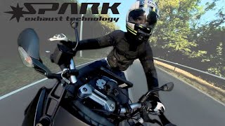 Exhaust sound  spark MotoGP Hypermotard 821 [upl. by Nawj302]