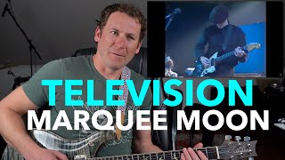 Guitar Teacher REACTS Television  Marquee Moon Live  RIP Tom Verlaine [upl. by Issor777]