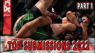 Top MMA submissions 2022part 1 [upl. by Aniretac]