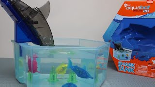 HexBug AquaBot 20  Shark Tank detailed Play Test Review  Snapping Catching Splashing fun [upl. by Angelle]