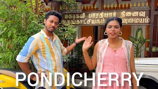 Ennathu Bharathiyar North Indian ah  🤣🤣  Pondicherry Babymoon Day 2 Vlog 😍 pondicherry babymoon [upl. by Karee]