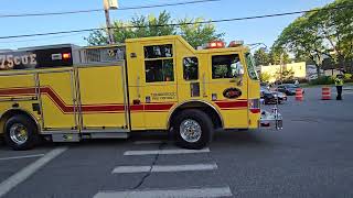 Pleasantville FD kicks off the 2024 Parade season on this beautiful day 53124 [upl. by Ninnahc331]