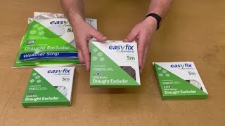 Choosing door and window frame Draught Excluders  Easyfix DIY options explained [upl. by Patton649]