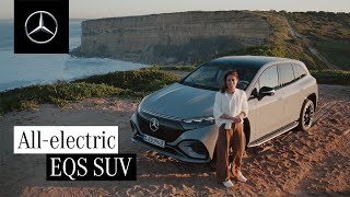 The New EQS SUV Test Drive with the allElectric Large Luxury SUV [upl. by Analim248]