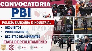 ¡CONVOCATORIA PBI Forma parte de la Policía Bancaria e Industrial ¡Vacantes disponibles [upl. by Pet939]