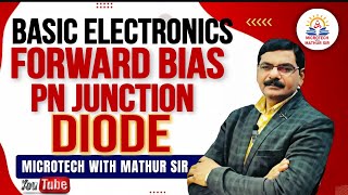 Forward Bias PN Junction Diode by SK Mathur in Hindi  Biasing of Diode [upl. by Winther664]