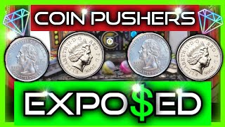 SECRETS of the COIN PUSHER🤫  WIN REAL MONEY EVERYTIME from the ARCADE  Coin Pusher Hacks [upl. by Kacy463]