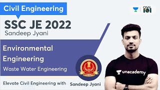 Environmental Engineering  Waste Water Engineering  Sandeep Jyani  ELEVATE SSC JE CIVIL 2022 [upl. by Uda444]