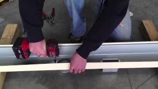 How to Install Downpipe Pop in Quad Guttering  Metal Roofing Online [upl. by Ereveneug]