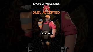 TF2 Voice Lines Engineer  Duel Responses [upl. by Ixel764]