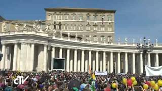 El Papa en el Ángelus la luz de Cristo cura la ceguera inte [upl. by Comethuauc]