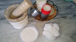 DIYHOME MADE NATURAL DEODORANT USING ROASTED ALUM CRYSTALS [upl. by Nnylaehs]