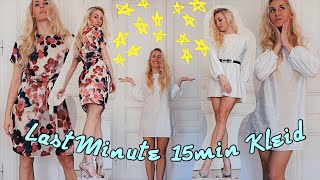 Kleid nähen in NUR 15 MINUTEN  ohne Schnittmuster  Last Minute 🎄Outfit für Anfänger 2 Varianten [upl. by Pierson215]