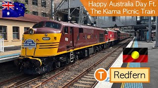 Transport for Sydney Vlog 760 Redfern Trains  Happy Australia Day Ft The Kiama Picnic Train [upl. by Meerak]