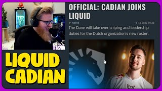 fl0m Reacts to cadiaN Officially Joins Team Liquid [upl. by Joaquin]