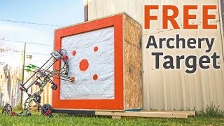 DIY Homemade Archery Target from Scrap Materials [upl. by Dloreh]