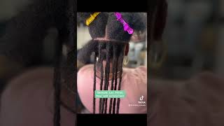 Loc Extensions locs loctransformation locextentions loctwist dreads braids dreadlocks locs [upl. by Enovaj]