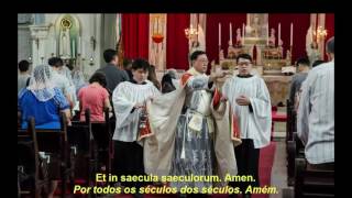 Asperges me  Canto Gregoriano LEGENDADO Gregorian Chant Latim subtitles [upl. by Beedon]