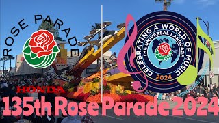 135th Rose Parade 2024 presented by Honda [upl. by Yahsel]