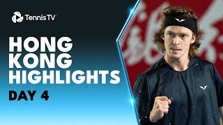 Rublev Battles Broady Fils amp Cerundolo Feature  Hong Kong 2024 Highlights Day 4 [upl. by Yodlem]