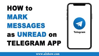 How to Mark Telegram Messages as Unread Android [upl. by Areta]