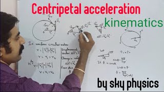 Centripetal accelerationExpressionkinematicsUnit 2STD 11 Physicssky physics [upl. by Aikas]