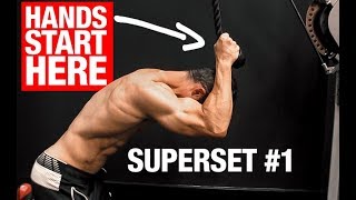 The BEST Triceps Supersets SLEEVE BUSTERS [upl. by Aneehsirk982]