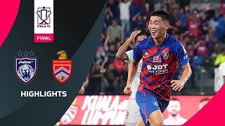 Johor Darul Tazim 20 Kuala Lumpur City FC  FA FINAL  Highlights Piala FA 2023 [upl. by Mcclenon711]