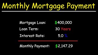 How To Calculate Your Mortgage Payment [upl. by Yemorej149]