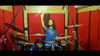 CRADLE OF FILTH  HALLOWED BE THY NAME DRUM COVER ULDOR [upl. by Enimsay]