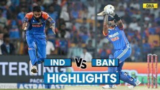 India Vs Bangladesh Highlights Hardik Pandya Helps India Win By 7 Wickets  Ind vs Ban 1st T20I [upl. by Patrizia732]