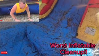 Dirtiest Inflatable Cleanup Muddy Ripped and much more [upl. by Ely540]