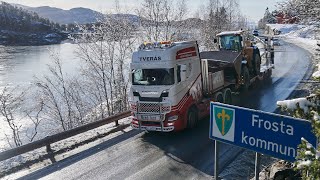 Heavy hauling with Scania’s 770hp V8 engine in Norway’s fjords [upl. by Lleuqar]