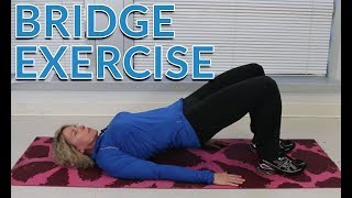 Bridge Exercise for Spine Health [upl. by Ahsemik]