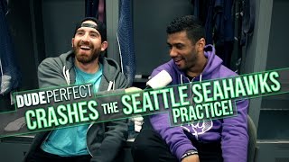 DUDE PERFECT  Seattle Seahawks Edition BONUS Video [upl. by Naanac]