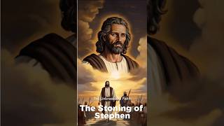 The Unbreakable Faith The Stoning of Stephen  Bible Stories Explained shorts youtubeshorts god [upl. by Nananne229]