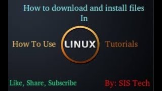 How to download Files in Linux Terminal  zipunzip  Installations  SiS Tech [upl. by Cleave758]