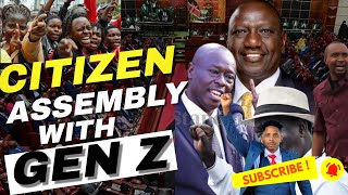 🔴Gen Z Citizen Assembly With Gen quotDP Gachagua And Rutoquot Tuesday Preparation Impeachment [upl. by Annuahsal]