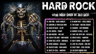 HARD ROCK  Best Hard Rock Of All Time  Black Sabbath Deep Purple ACDC Manowar Iron Maiden [upl. by Eugene146]