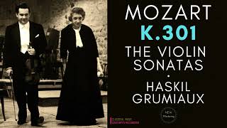 Mozart  Violin Sonata in C Major K 301 No18 Centurys record Clara Haskil Arthur Grumiaux [upl. by Notsniw]