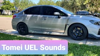 Tomei UEL Time Catless Turboback Noises 2015 Subaru Wrx Tomei Unequal Length Headers [upl. by Eremahs]