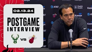 Postgame Interview Erik Spoelstra [upl. by Nilloc]