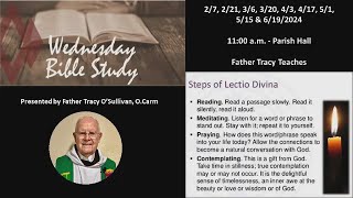 Bible Study with Fr Tracy 5 1 2024 [upl. by Narhem956]